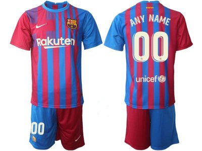 Club Barcelona Custom #00 Home 2021/22 Soccer Jersey